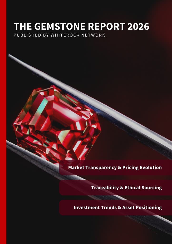 The Gemstone Report 2026 cover, published by Whiterock Network.